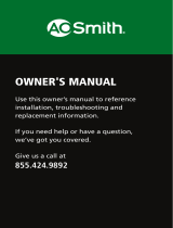 A.O. Smith AO-WH-SOFT-PRO-500 Owner's manual