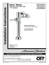 American Standard 6047.525.002 Installation guide