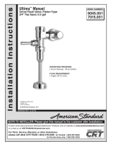 American Standard 7015.051.002 Installation guide