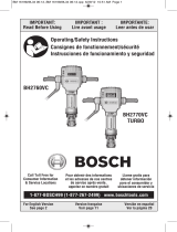 Bosch Tools BH2770VCDHDC400 User manual