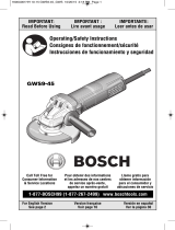 Bosch GWS9-45 Operating instructions