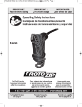 RotoZip SS355 User manual