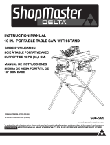 Delta S36-295 User manual
