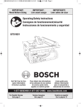 Bosch Power Tools GTS1031 GTA500 User manual