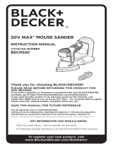 Black & Decker BDCMS20 User manual