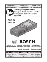 Bosch GLM 30 User manual