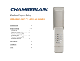 Chamberlain G940EV-P2MC Owner's manual