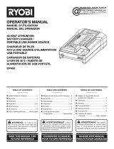 Ryobi OP403 User manual