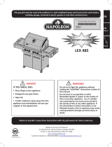 NAPOLEON LEX485RSIB-1 Owner's manual