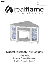 Real Flame 1750E-W User manual