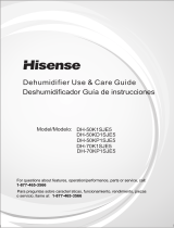 Hisense Dehumidifier User guide