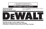 DeWalt DCCS670X1DCHT820B User guide