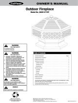 Uniflame WAD1377SP Operating instructions