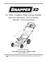 Snapper 1687982 User manual