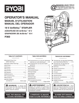 Ryobi AirStrike P360 User manual