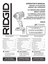 RIDGID R86039B User manual