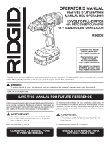 RIDGID R96862SB User guide