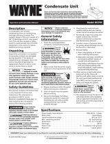 Wayne WCP85 Operating instructions