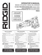 RIDGID R8642B User guide