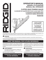 RIDGID R350CHD User manual