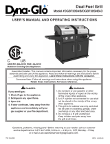 Dyna-Glo DGB730SNB-D-KIT User manual