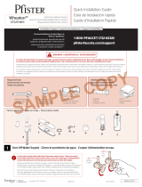 Pfister GT529-WH1Y Installation guide
