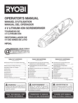 Ryobi HP34L User manual