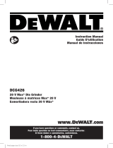 DeWalt DCG426M2 Owner's manual