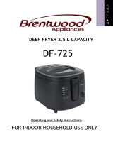 Brentwood Appliances DF-725 User guide