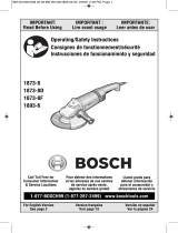 Bosch 1873-8F User manual