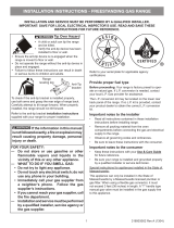 Frigidaire Gallery FGGF3036TB Operating instructions