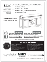 Simpli Home INT-AXCAMH-TV-DAB Operating instructions