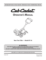 Cub Cadet RT-35 User manual