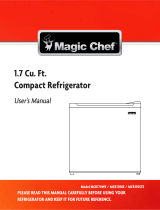 Magic Chef MCR170WE User manual