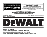 DeWalt DWS716W723 User manual