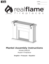 Real Flame 9220E-CHBW User manual