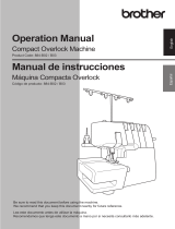 Brother Compact Overlock Machine Operation Owner's manual