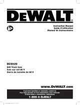 DeWalt DCS520T1W606 User manual