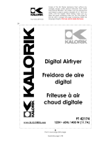 KALORIK FT 42174 Digital Airfryer Owner's manual