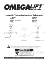 Omega Lift 41001C User manual