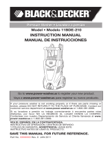 Black & Decker 11BDE-210 User manual