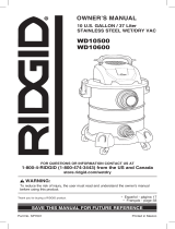 RIDGID WD1060A User manual
