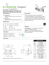 Symmons SLC-9612-STN-1.5 Installation guide