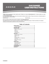 Amana AGR6603SFS User manual