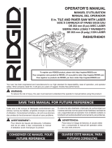 RIDGID R4041S User manual