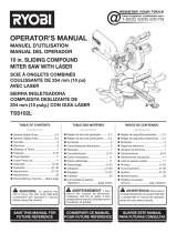 Ryobi TSS103-P1816 User manual