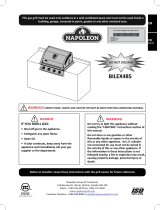 NAPOLEON BILEX485PSS-1 Owner's manual