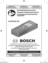 Bosch GCL2160S+GLM165 User manual