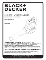 BLACK+DECKER LSW60CLST560C User manual