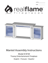 Real Flame 8720E-BLK User manual